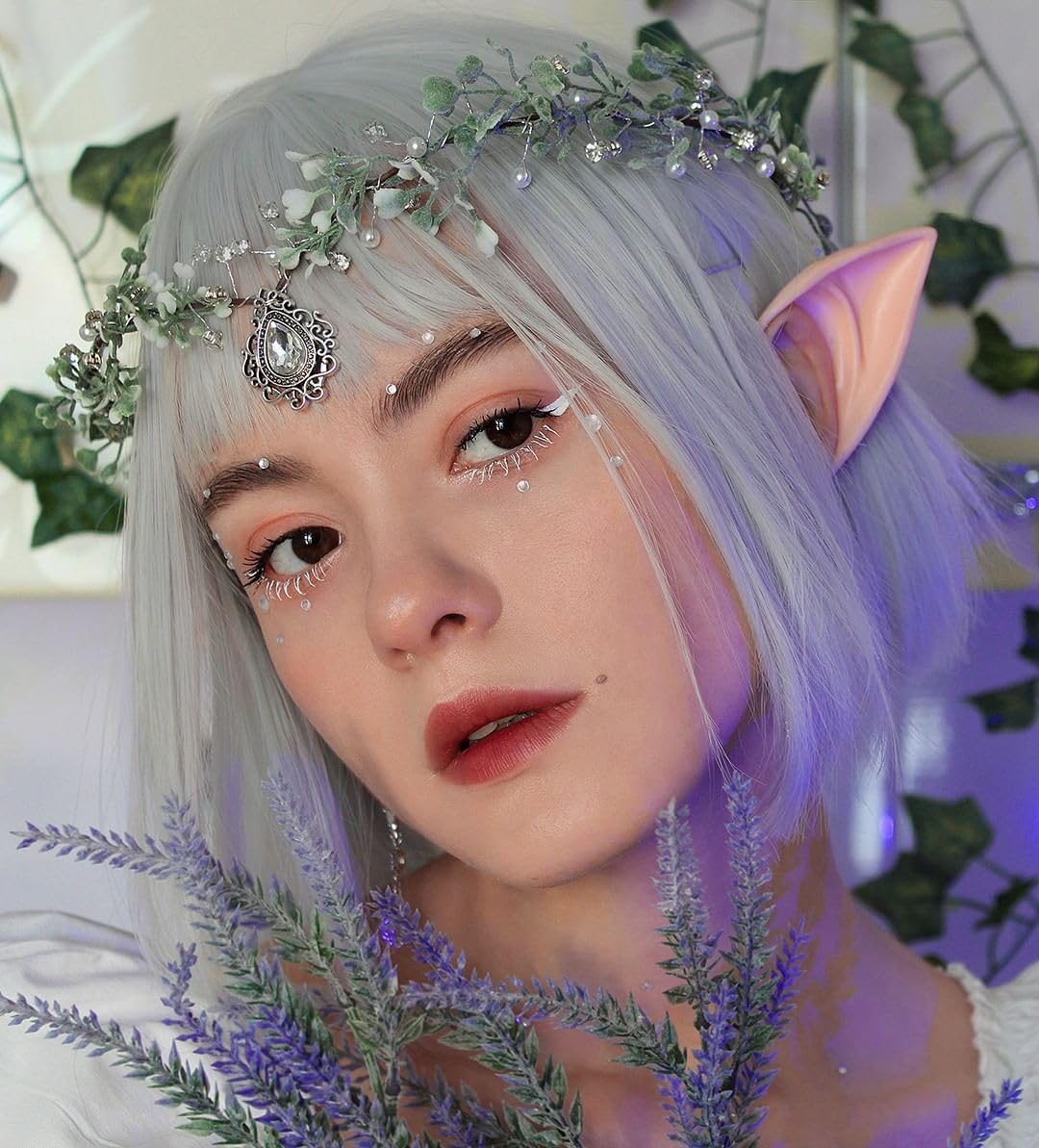 Amazon.com: MOSTORY Fairy Flower Crown Women - Elf Headpiece